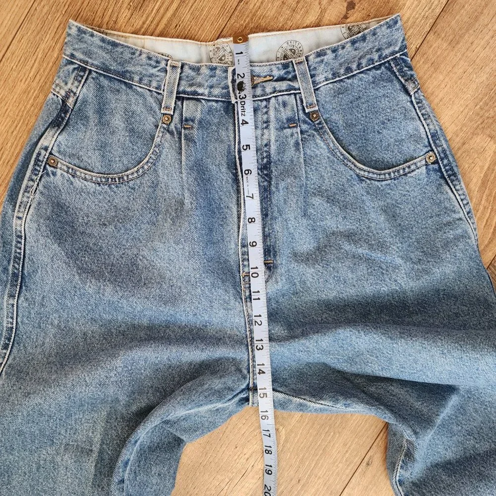 Vintage Baggy Fit Tall Brittania Mom Jeans - Picture 13 of 16